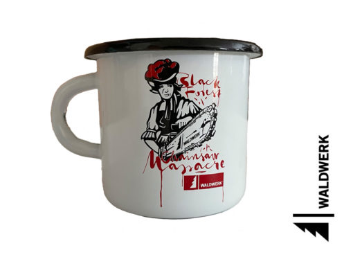 EMAILLE TASSE CHAINSAW MASSACRE